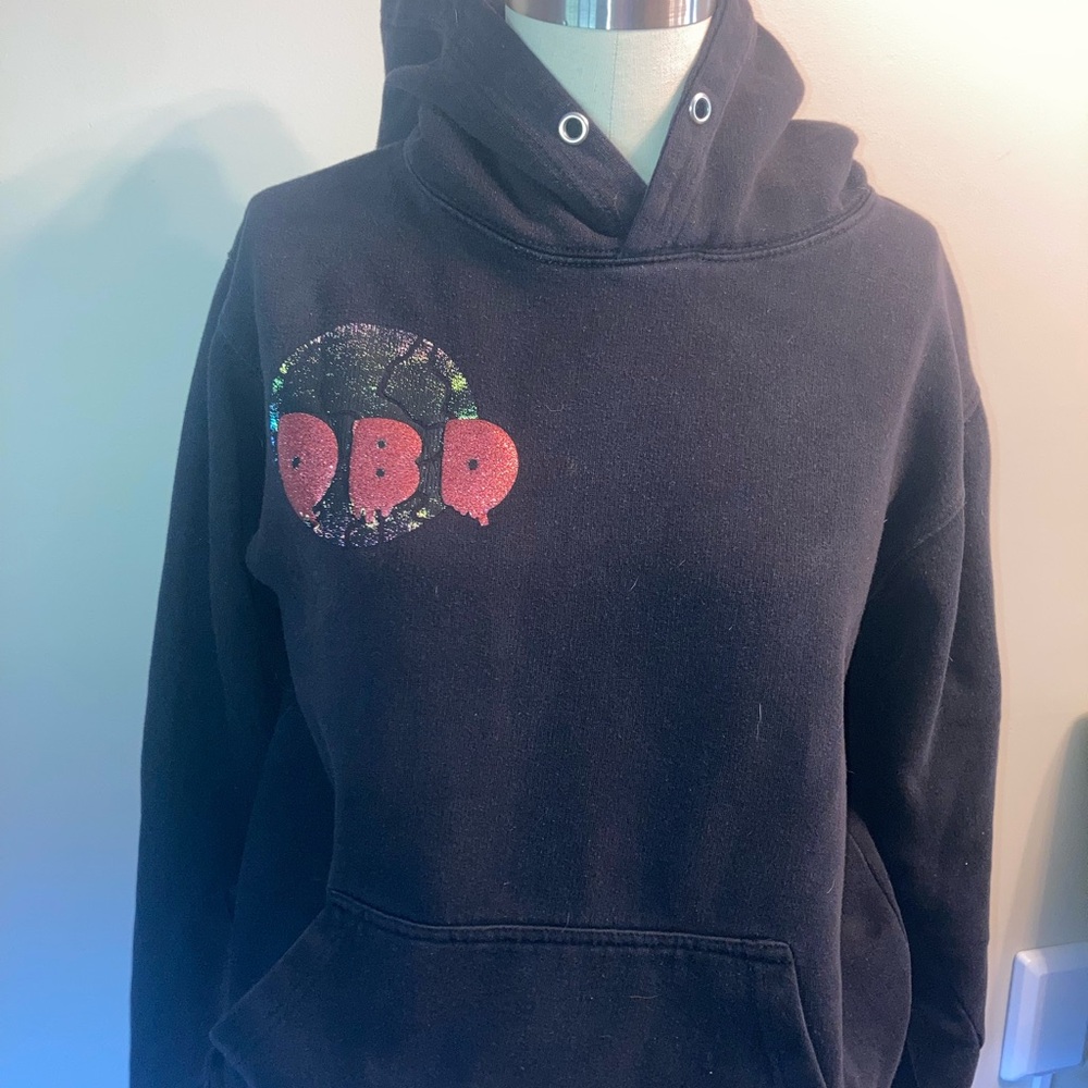 Black Red Pullover Hoodie